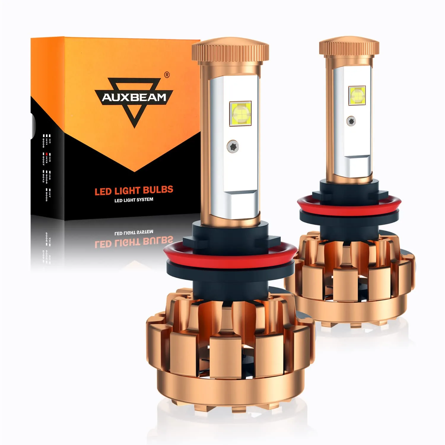 Auxbeam F-16 LED headlight bulb image 2