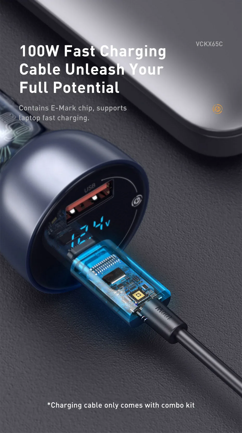 Baseus 65W car charger